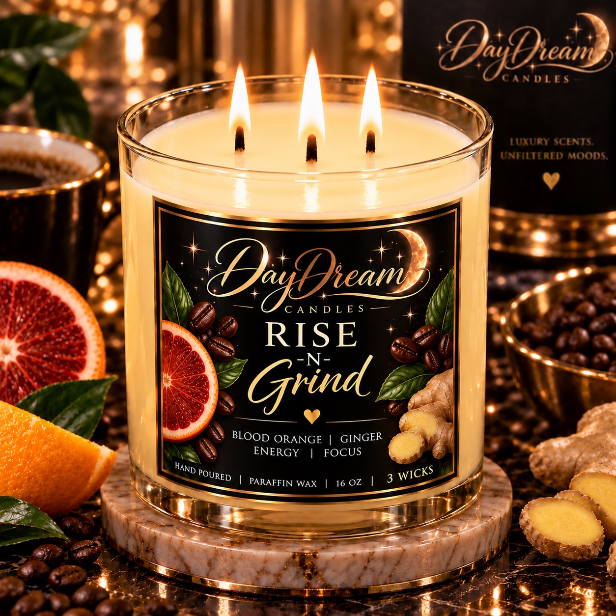 Rise-N-Grind candle
